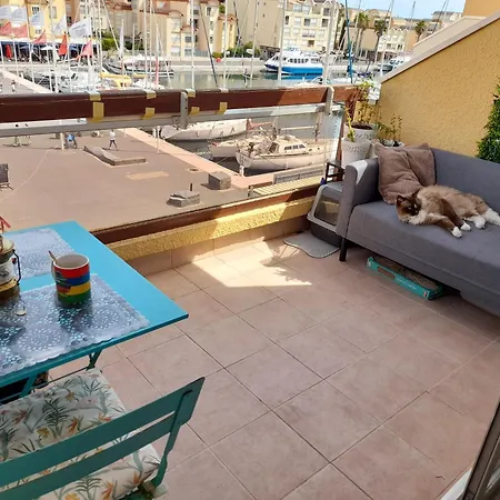 Apartamento équipé Vue Marina De Avec Piscine